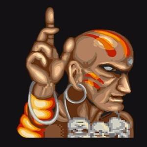 Dhalsim action figure head- Street Fighter