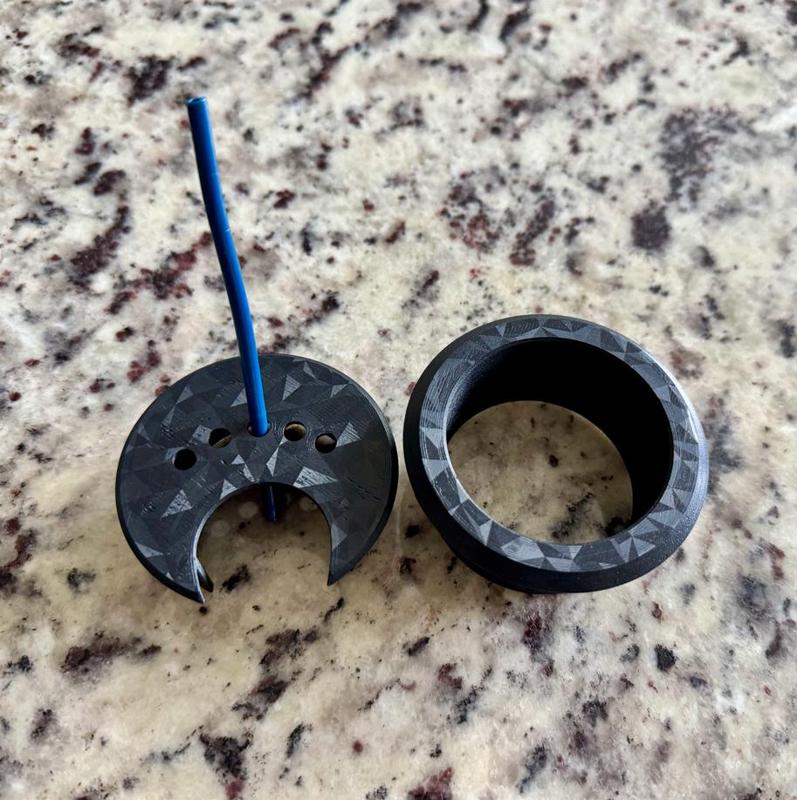 Cable Grommet 65mm (2.5") w 5 PTFE Pass-through holes