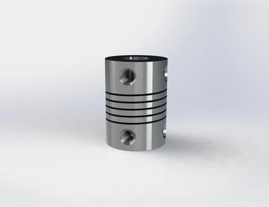 Aluminum Flexible Coupling Coupler Helical Shaft 5mm x 8mm