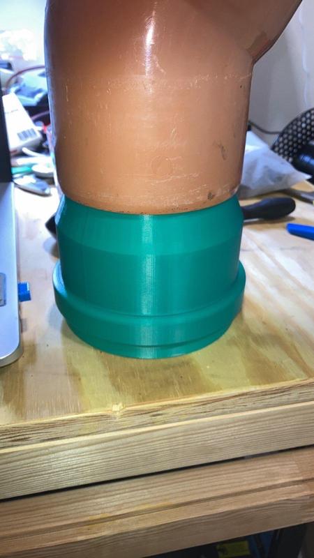 DN 100 Kanalrohr Adapter / DN 100 sewer pipe adapter