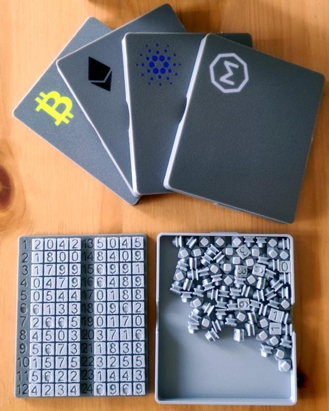 BIP39 Cold Storage Crypto Wallet - 100% Safe