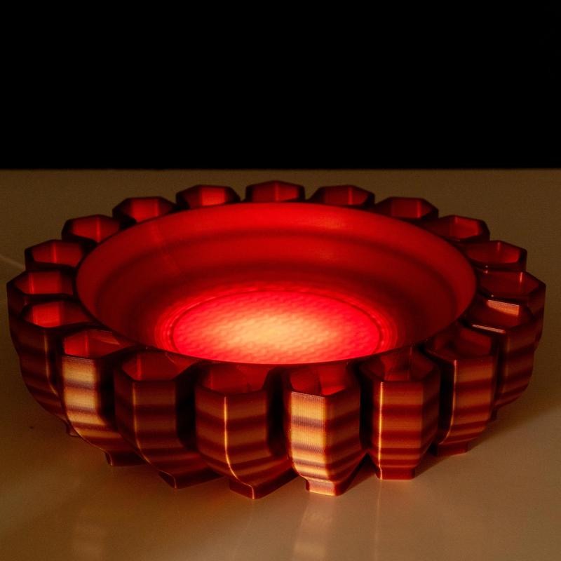 Geometric Sunlight (Aura Bowls) - Uses Bambu Led Light Disc