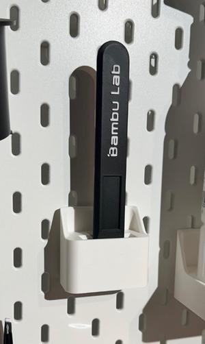 Bambu Scraper holder for IKEA Skadis pegboard