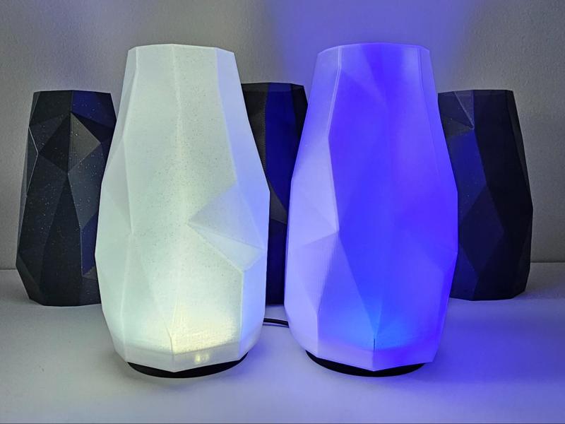 Geometric low poly Lamp LED Kit 001 or LED strip