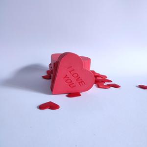 Heart Box Print in place