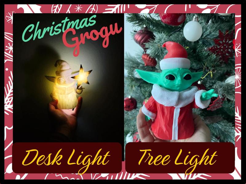 Grogu (Baby Yoda) Christmas - Desk / Tree Light 