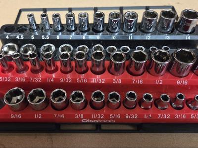 1/4" Olsa Tool Magnetic Socket Holder Gridfinity