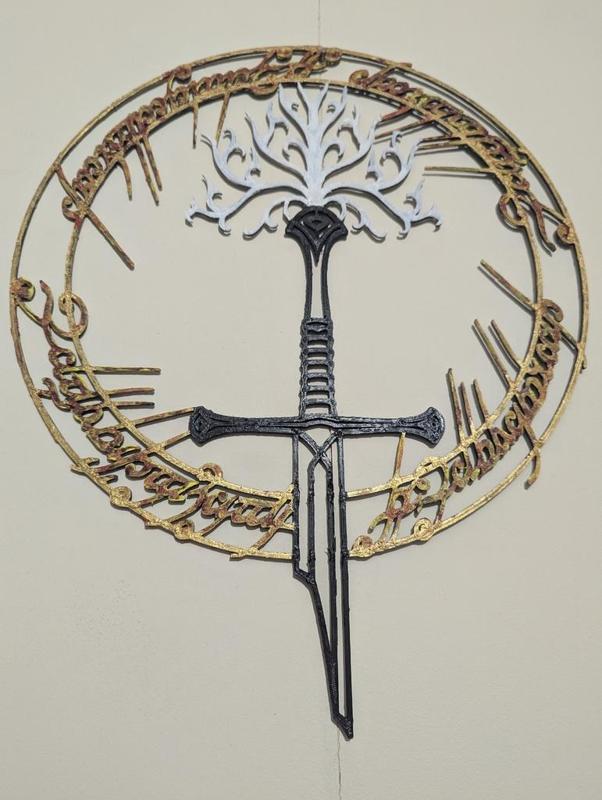Lord of the rings wall art