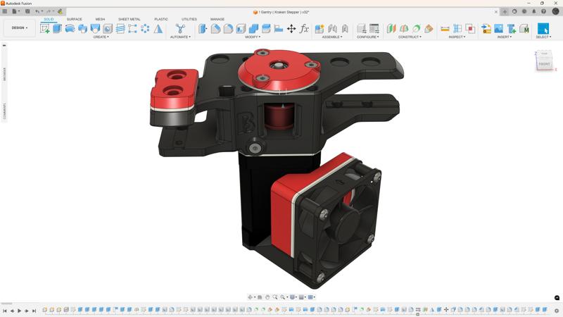Voron 60mm Stepper FAN Mount
