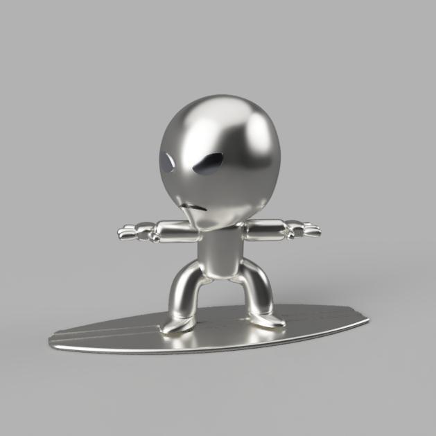 Mini Silver Surfer (Norrin Radd)