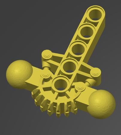 Reinforced bionicle hip 