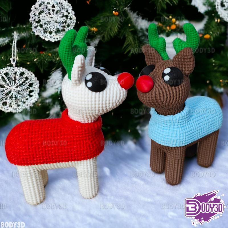 Crocheted Reindeer