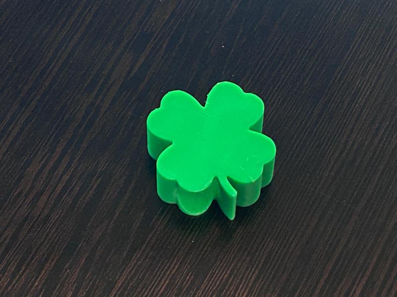 Four Leaf Clover Stanley Straw Charm