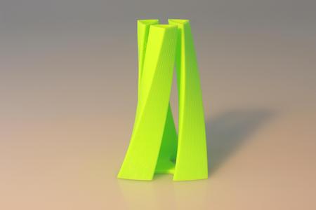 Tri-oval vase