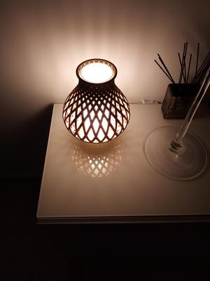 Lamp and vase