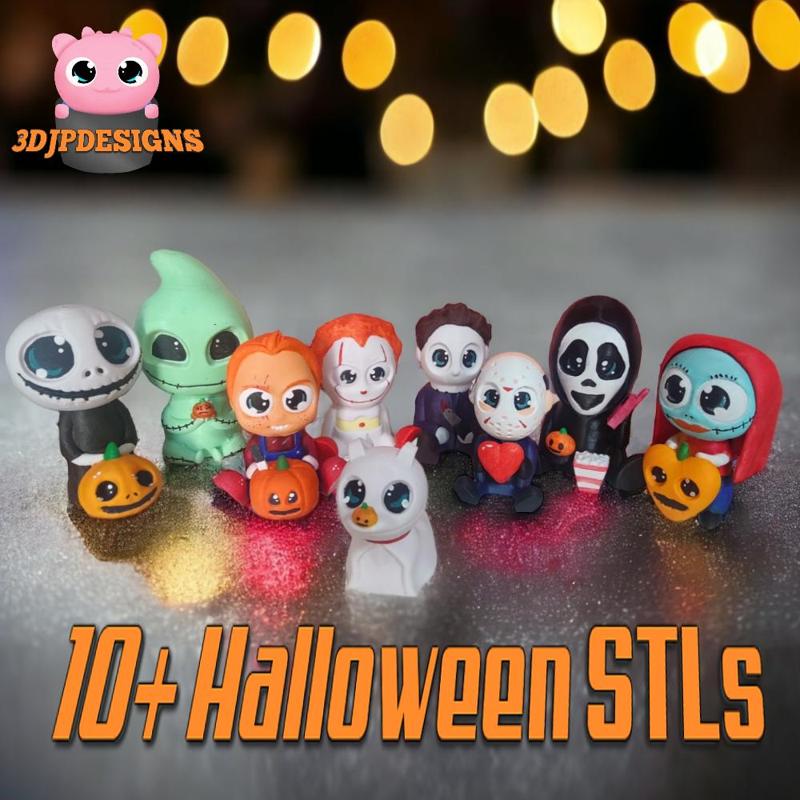 Halloween x11 Characters Decorative Set Collection