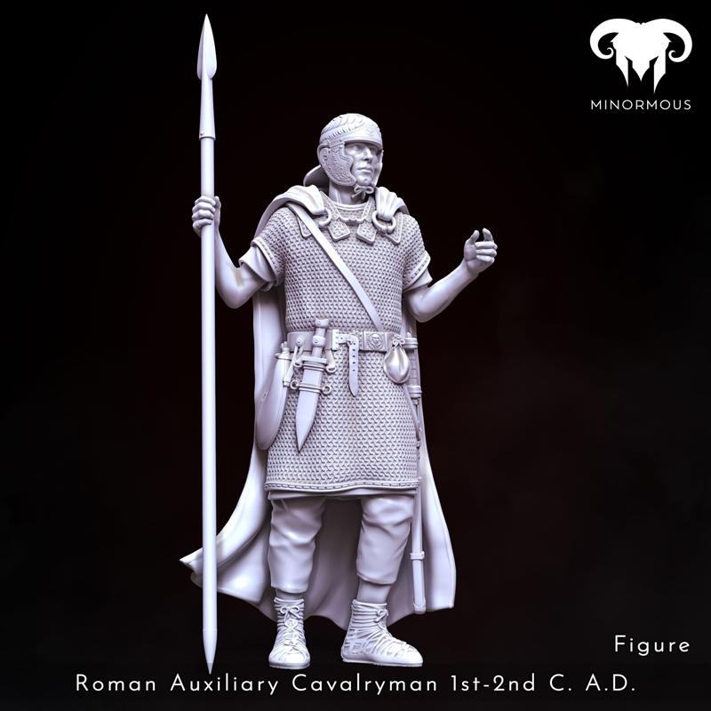Figure - Roman Auxiliary Cavalryman 1st-2nd C. A.D. Auxilia Equestrians!