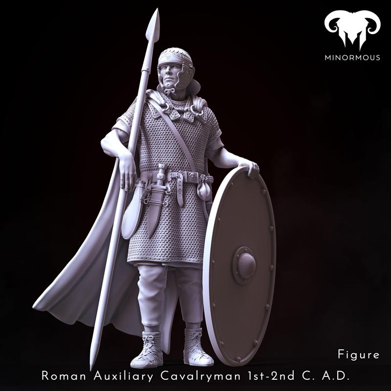 Figure - Roman Auxiliary Cavalryman 1st-2nd C. A.D. Horsemen of Antiquity!