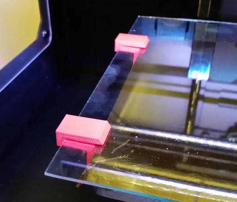 Replicator 2x 11"x8.5" Glass Plate Clips   