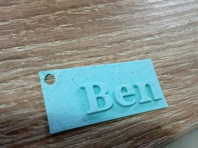 Ben Name Tag