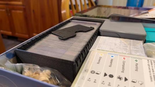 Vertical card holder   