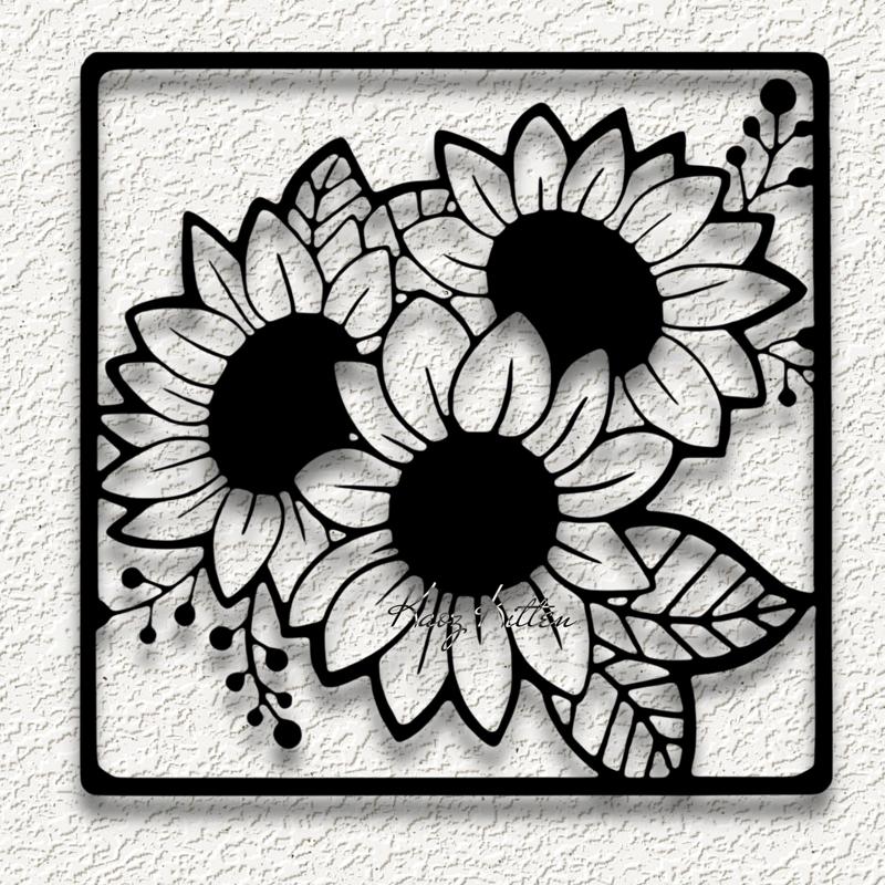 sunflowers spring garden WALL ART HOME DECOR