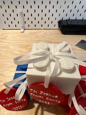 Gift box with "hidden" compartment complete with key
