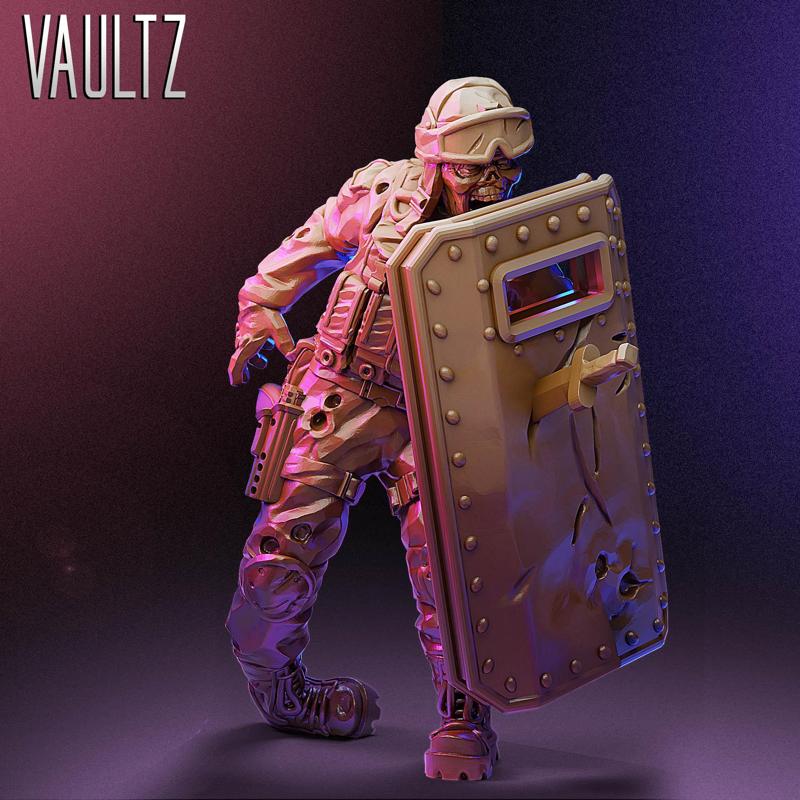 Zombie with Shield