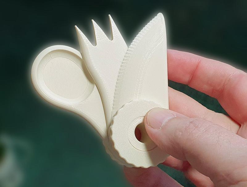 Folding Travel Cutlery (Spoon, Fork, Knife)