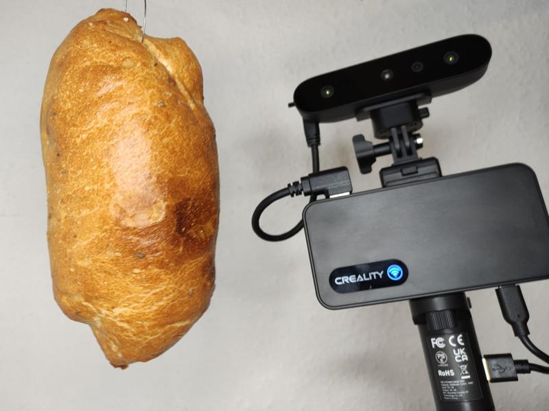 German "Briegel" Bread Roll 3D Scan