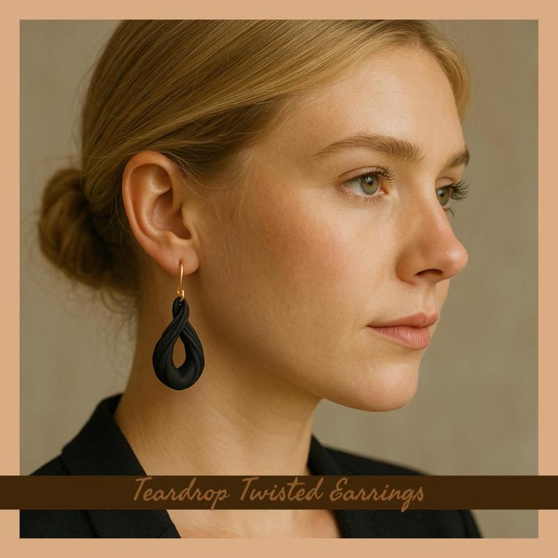 Twisted Teardrop Earrings