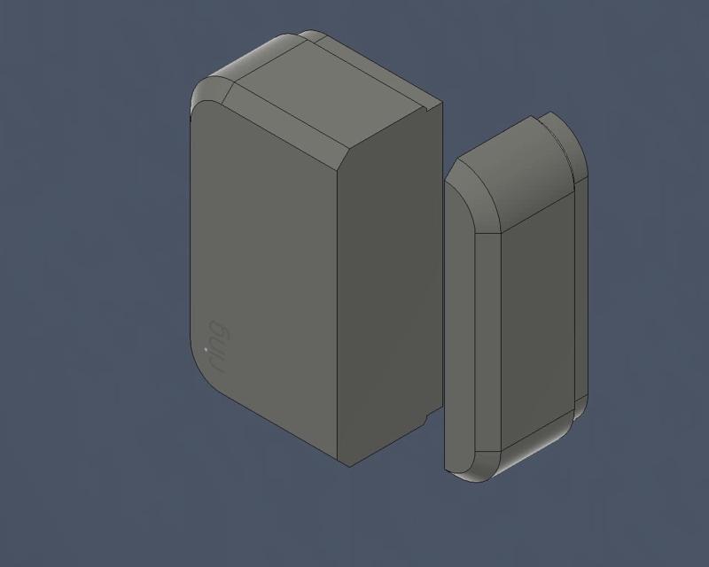 Parametric Ring Alarm Outdoor Contact Sensor Template and Offset Mount