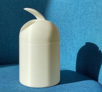 Waste Bin - Trash Can with swinging lid