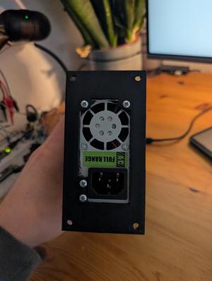 ITX PSU to Flex ATX PSU adapter plate