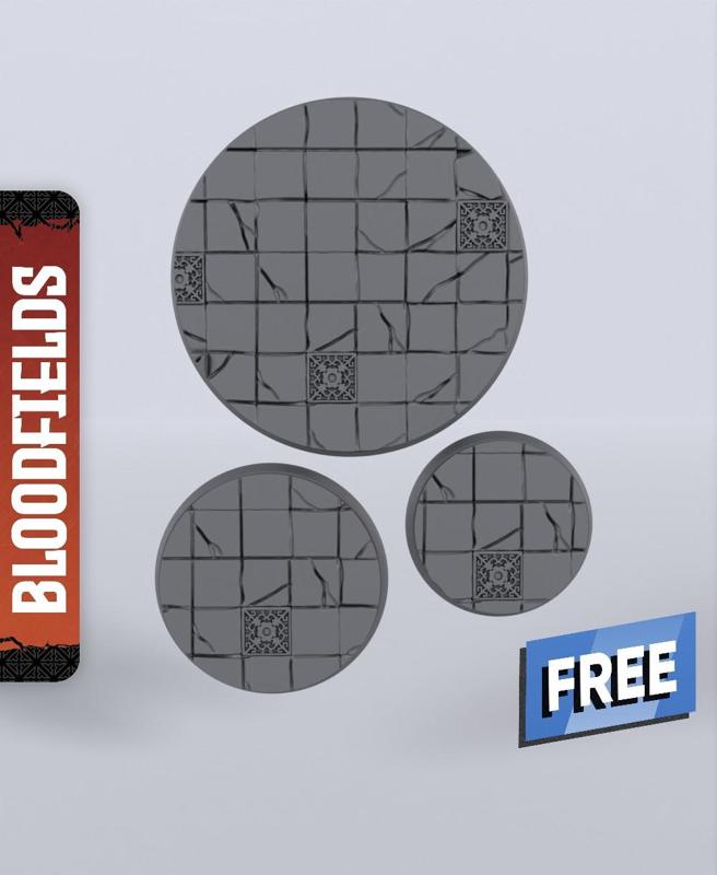 Basic Bloodfields Base Set - With Free Dragon  - 5e DnD Inspired for RPG and Wargamers