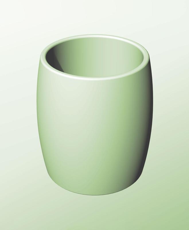 CR128-180 Modular component container for modern decor 3d printing