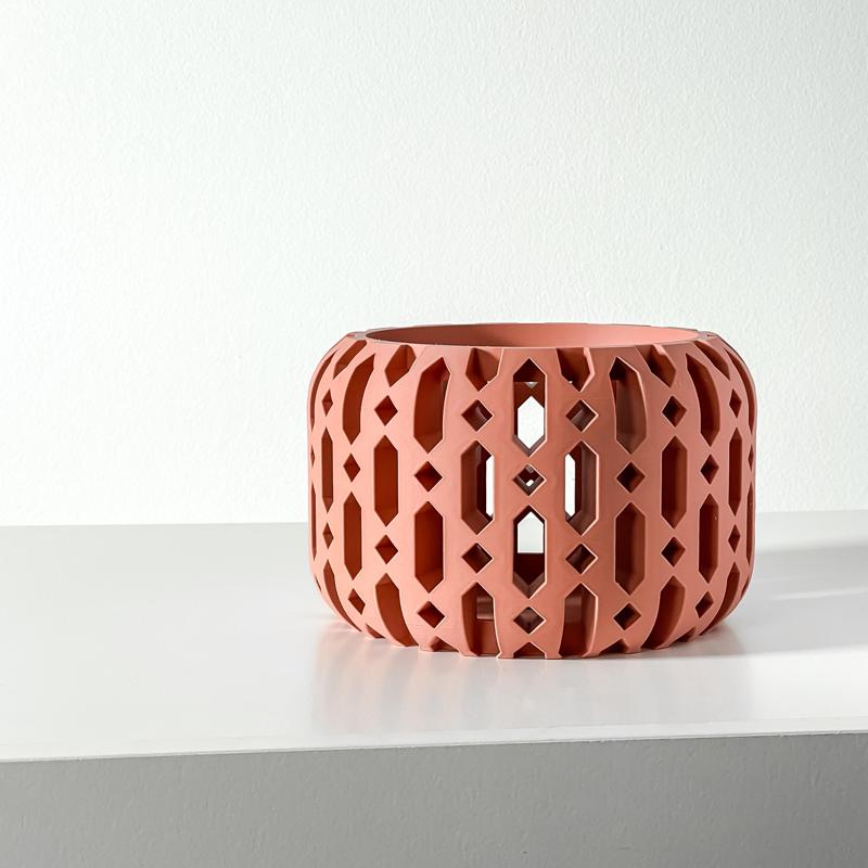 The Ritar Orchid Planter Pot with Drainage Tray | Modern and Unique Home Decor