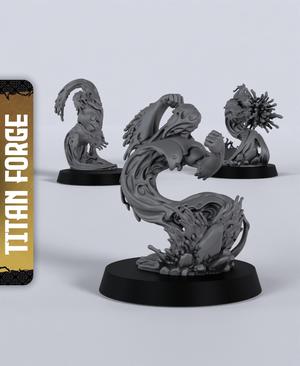 Water Elementals - With Free Dragon Warhammer - 5e DnD Inspired for RPG and Wargamers