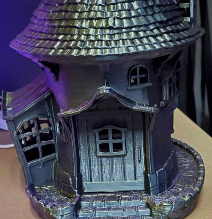 Wizard House With LED Lamp Kit-001