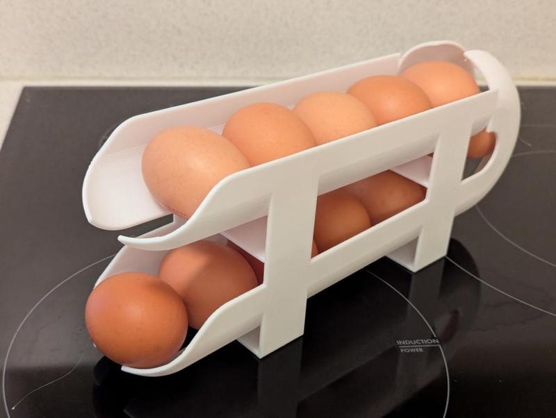Huevera nevera. Dispensador de huevos. Egg Holder
