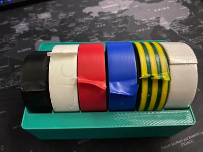 electrical tape holder gridfinity - 19.7 x 60 tapes