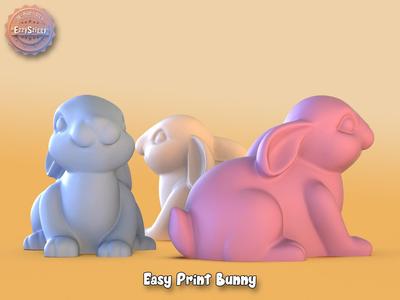 Cute bunny easy print
