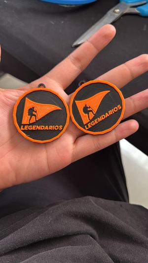 Llavero legendarios Circular