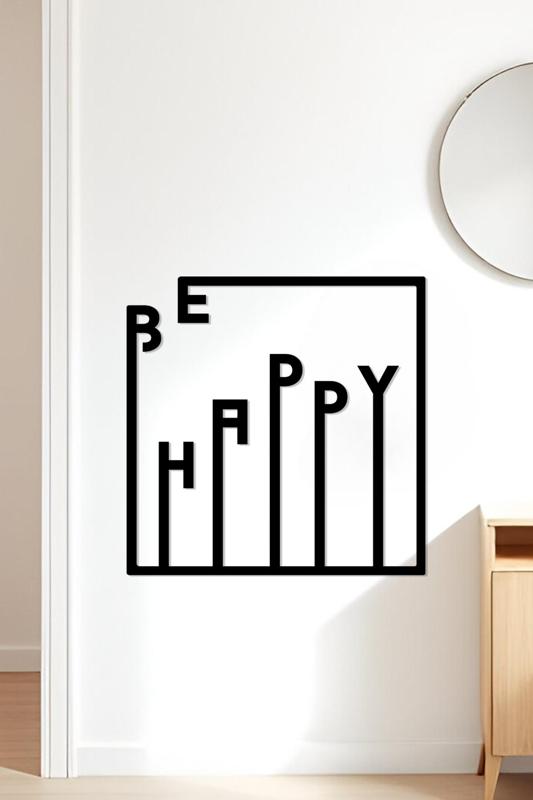 Be Happy Wall Art, Wall Decor, Home Decor