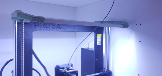 LED Light Bar Prusa MK4 dual 10x10mm channel no switch