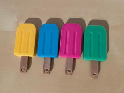Small Popsicle Keychain