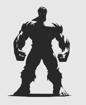 Hulk wallart