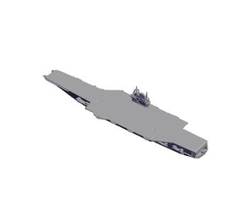 1250 Scale USS Ranger CV-61 1968.stl