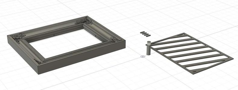 Picture Frame 20x15 with base and support 