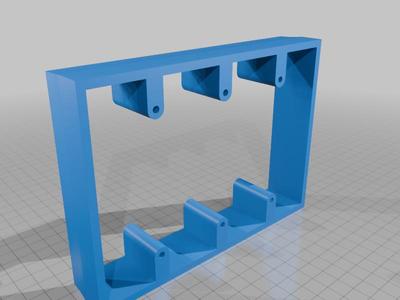 Triple Gang electrical box extender
